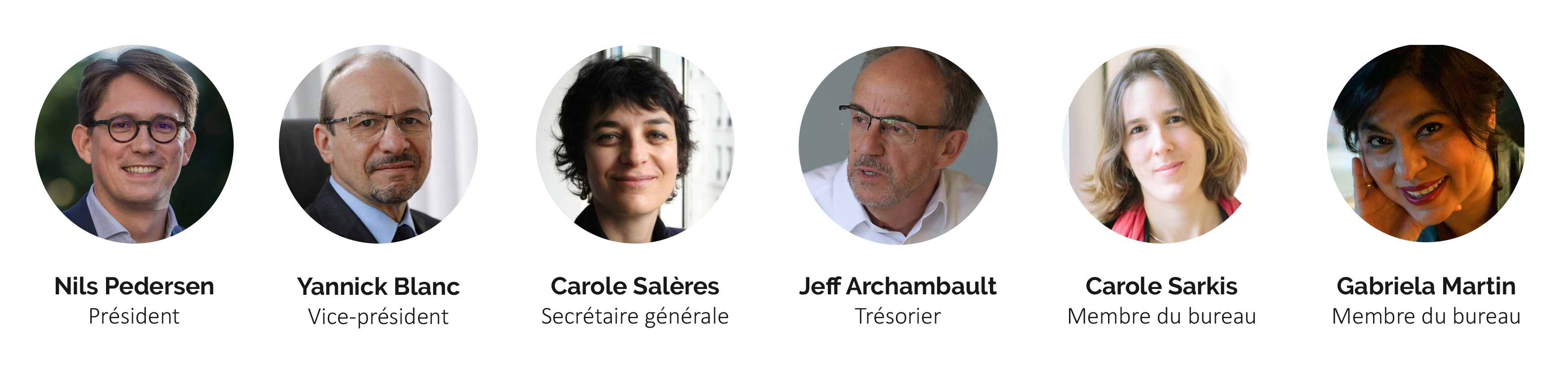trombi bureau avril 2019