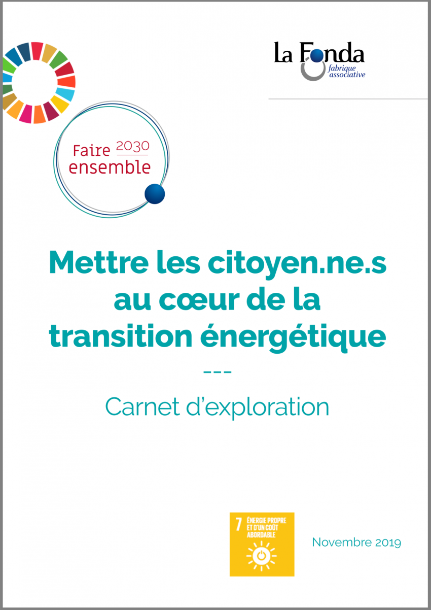 Carnet d'exploration « Mettre les citoyen.ne.s au cœur de la transition énergétique »