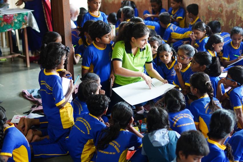 “Volunteering is definitely growing in India.”