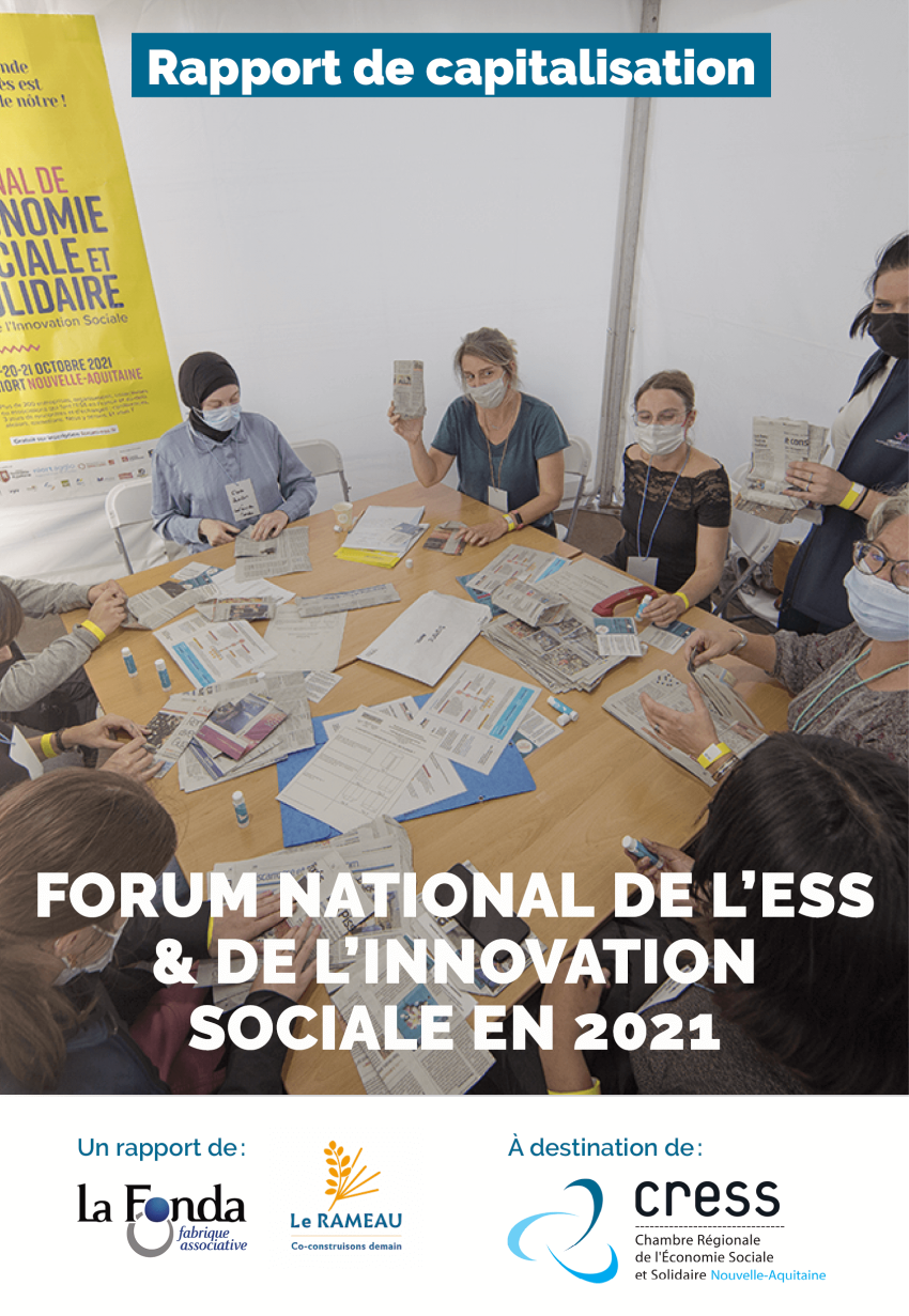 Rapport de capitalisation - Forum National de l’ESS  & de l’innovation  sociale en 2021