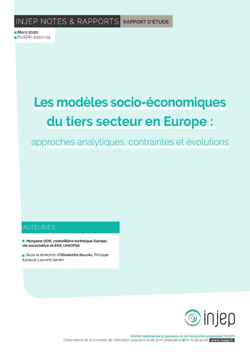 Les modèles socio-économiques du tiers secteur en Europe - Revue de littérature